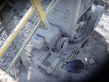 Photo Showing Accident Scene described in narrative above.