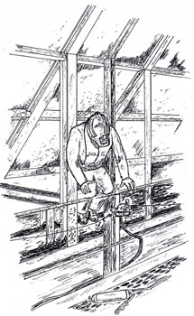 Drawing Depicting Accident Scene
