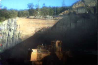 Photo of Dust at a Mine Site