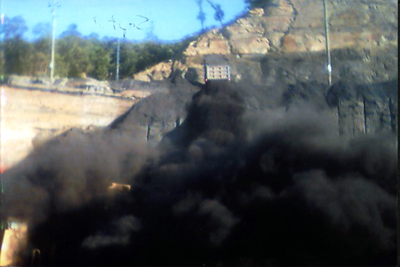 Photo of Dust at a Mine Site