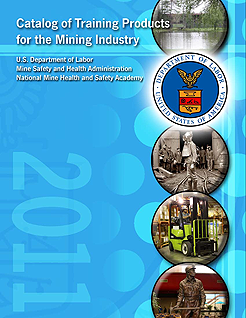 Catalog of Training Products for the Mining Industry Cover